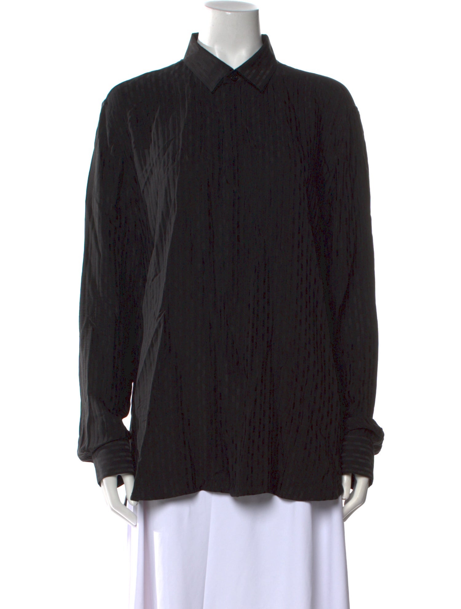 Saint Laurent 2022 Silk Button-Up Top